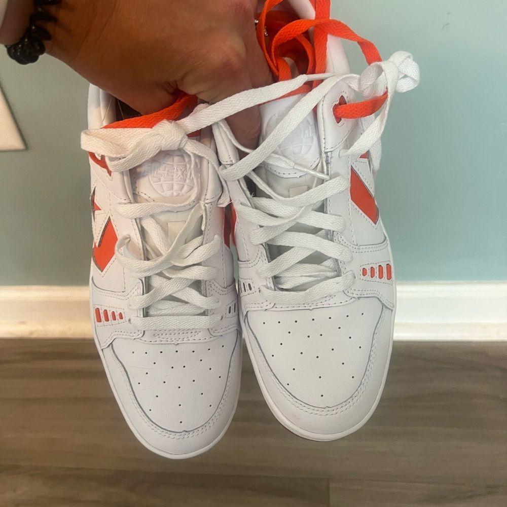 Converse as pro White and Orange High-Tops shoes men’s 9 - Picture 5 of 8